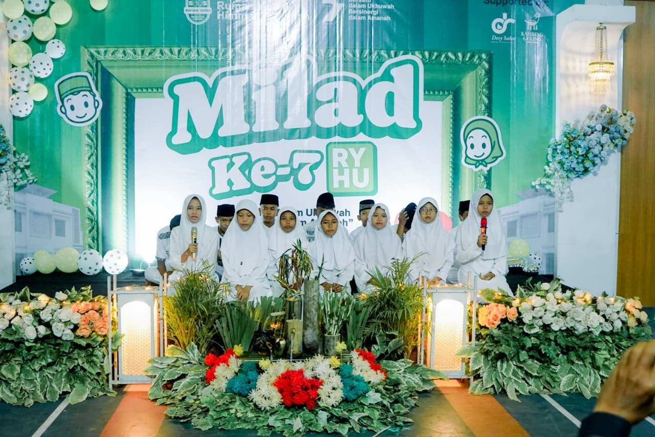 Milad ke-7 Rumah Yatim Himmatul Ummah, Perkuat Ukhuwah dan Semangat Berbagi untuk Anak Yatim