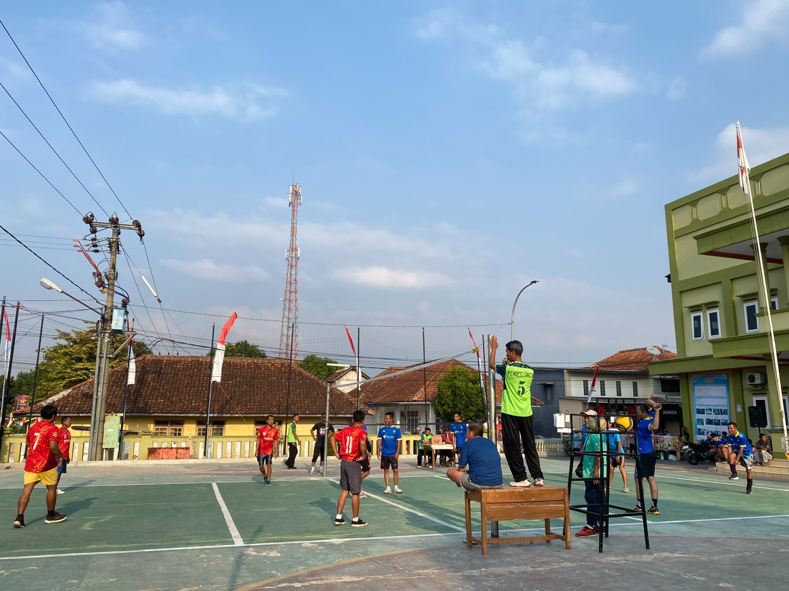 Meriah! Turnamen Voli Antar Dusun Se-Desa Langseb Resmi Dibuka, Dusun Wage Raih Dua Kemenangan Perdana